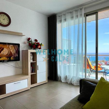 Lima Con Piscina Y Vista Al Mar Apartment Calpe Bagian luar foto