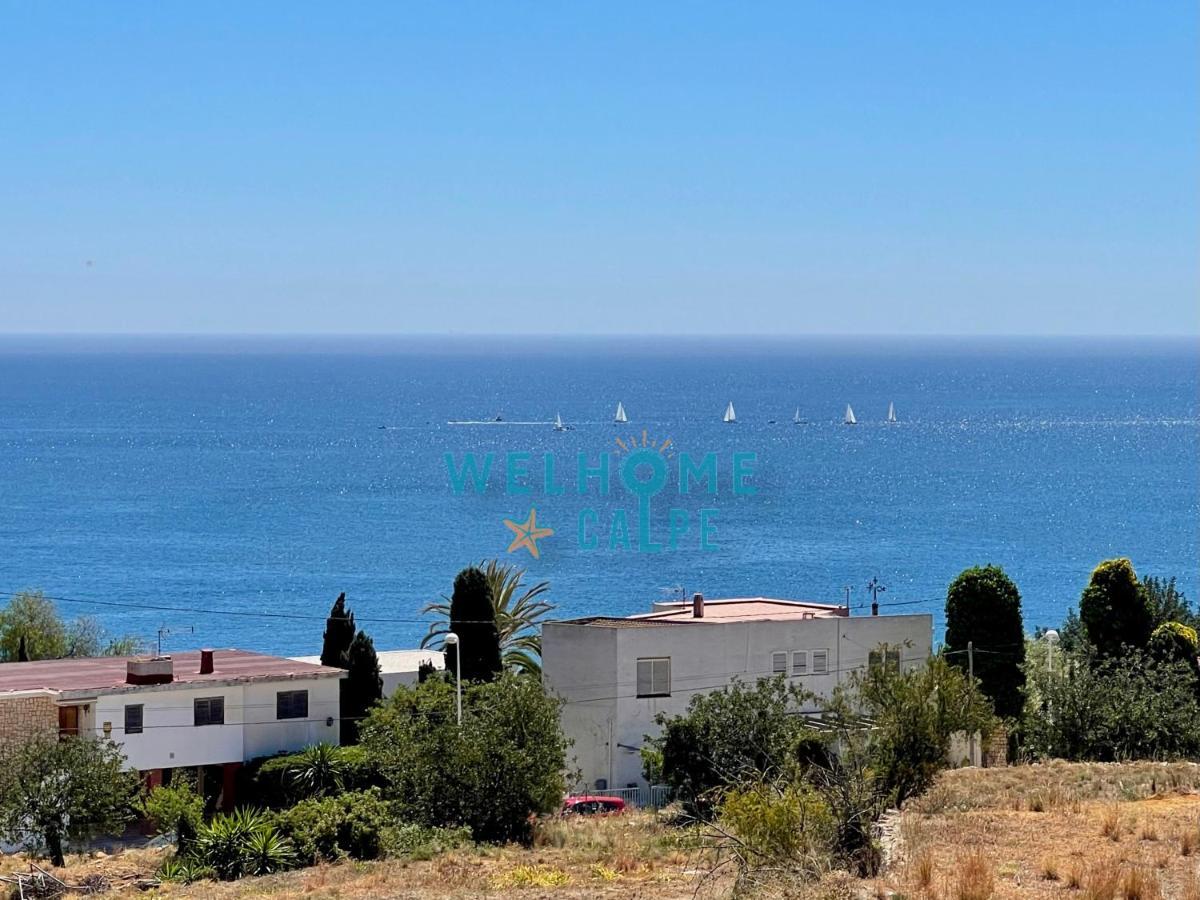 Lima Con Piscina Y Vista Al Mar Apartment Calpe Bagian luar foto